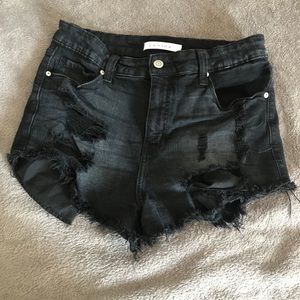 NWOT Eunina High Waisted Denim Shorts ☀️